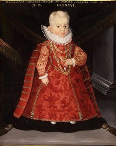 Porträtt av Wladyslaw Vasa 1595-1648, son till kung Sigismund III av Polen, 1596