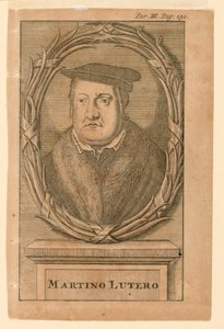 Porträtt av Martin Luther (1483-1546) av Martin Luther