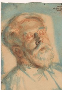Breitner på sin dödsbädd (titel på objekt) av Martin Monnickendam (signed by artist)