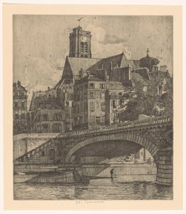 Utsikt över Saint-Gervais i Paris