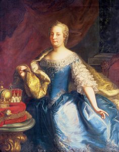 Porträtt av kejsarinnan Maria Theresia av Österrike
