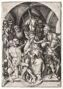 Kristus krönt med törnar av Martin Schongauer