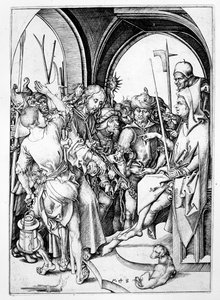 Kristus före Annas (gravyr) av Martin Schongauer