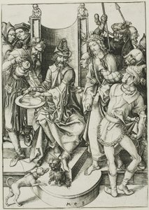 Kristus inför Pilatus av Martin Schongauer