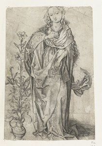 Jungfru Maria Annunciation (serietitel) av Martin Schongauer