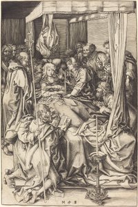 Jungfruns död av Martin Schongauer