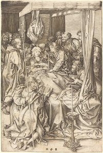 Jungfruns död av Martin Schongauer