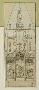 Ritning till ett altare ... av Martin Schongauer