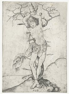 Sankt Sebastian av Martin Schongauer