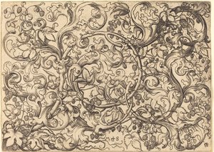 Prydnad med Hop Vine av Martin Schongauer
