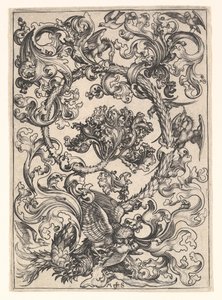 Prydnad med Owl Mocked by Day Birds, ca. 1435-1491. av Martin Schongauer