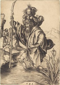 Sankt Christopher av Martin Schongauer