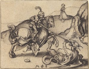 Sankt Georg av Martin Schongauer