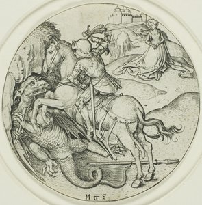 Saint George av Martin Schongauer