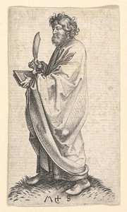 St. Bartholomew, ca. 1435-1491. av Martin Schongauer