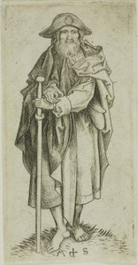 St. James Major, från Apostlarna av Martin Schongauer