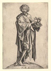 Johannes Döparen, ca. 1435-1491. av Martin Schongauer