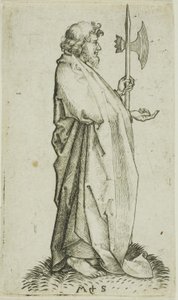 S:t Matthias, från Apostlarna av Martin Schongauer
