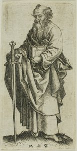 Paulus, från Apostlarna av Martin Schongauer