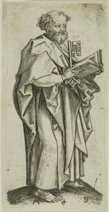 S:t Petrus, bland apostlarna av Martin Schongauer