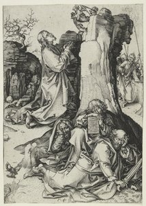 Agony in the Garden (gravyr) av Martin Schongauer