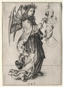 Bebådelsens ängel. av Martin Schongauer