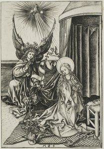 Bebådelsen av Martin Schongauer