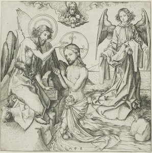 Kristi dop av Martin Schongauer