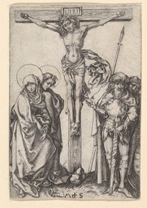 Korsfästelsen, ca. 1435-1491. av Martin Schongauer