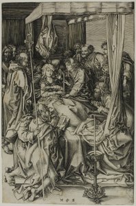 Jungfruns död av Martin Schongauer