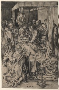 Jungfruns död av Martin Schongauer