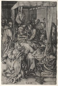Jungfruns död av Martin Schongauer