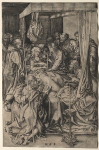 Jungfruns död. av Martin Schongauer