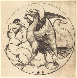The Eagle of Saint John av Martin Schongauer