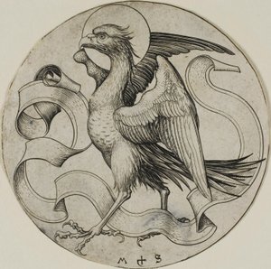 Örnen i St. John av Martin Schongauer