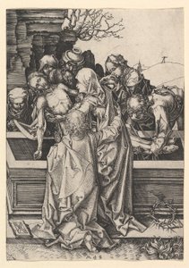 Kristi gravläggning, ca. 1435-1491. av Martin Schongauer