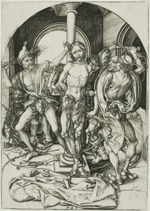 The Flagellation, från The Passion av Martin Schongauer