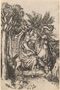 Flygningen till Egypten av Martin Schongauer