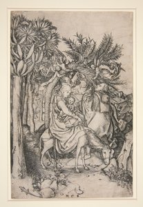 Flygningen till Egypten av Martin Schongauer