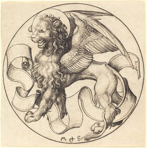 Lejonet av Sankt Markus av Martin Schongauer