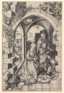 Födelsekyrkan, ca. 1435-1491. av Martin Schongauer