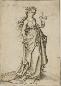 Den andra kloka jungfrun av Martin Schongauer