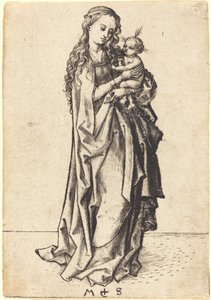 Den lilla madonnan och barnet av Martin Schongauer