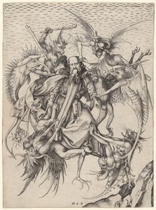 Sankt Antonius vedermödor av Martin Schongauer