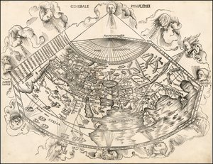 1513 Ptolemaisk världskarta av Martin Waldseemüller av Martin Waldseemuller