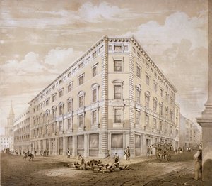 Gresham Street, City of London, 1840. av Martin and Hood