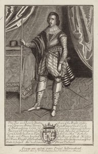 George Villiers av Martin, the elder Droeshout