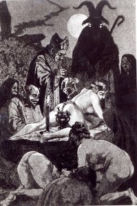 En svart mässa, 1911 av Martin van Maele