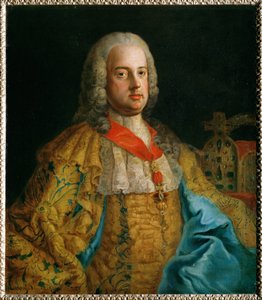 Kejsar Frans I Stephan, kejsarinnan Maria Theresias make, hertig av Lothringen, storhertig av Toscana ... (olja på duk)