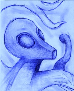 Alien den utomjordiska animationen